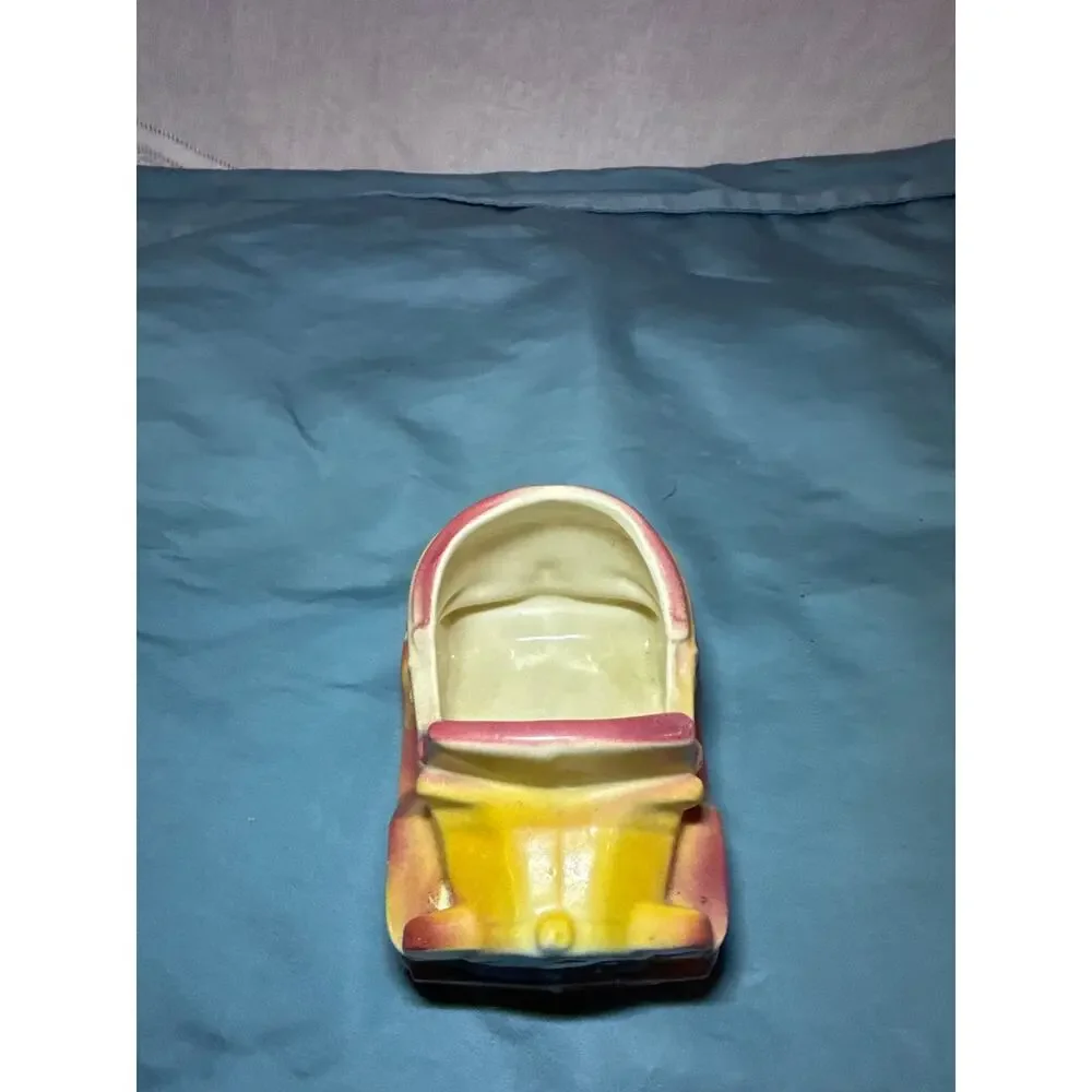 Vintage Shawnee Pottery Antique Car Planter USA 506 Mid Century Ceramic Jalopy
